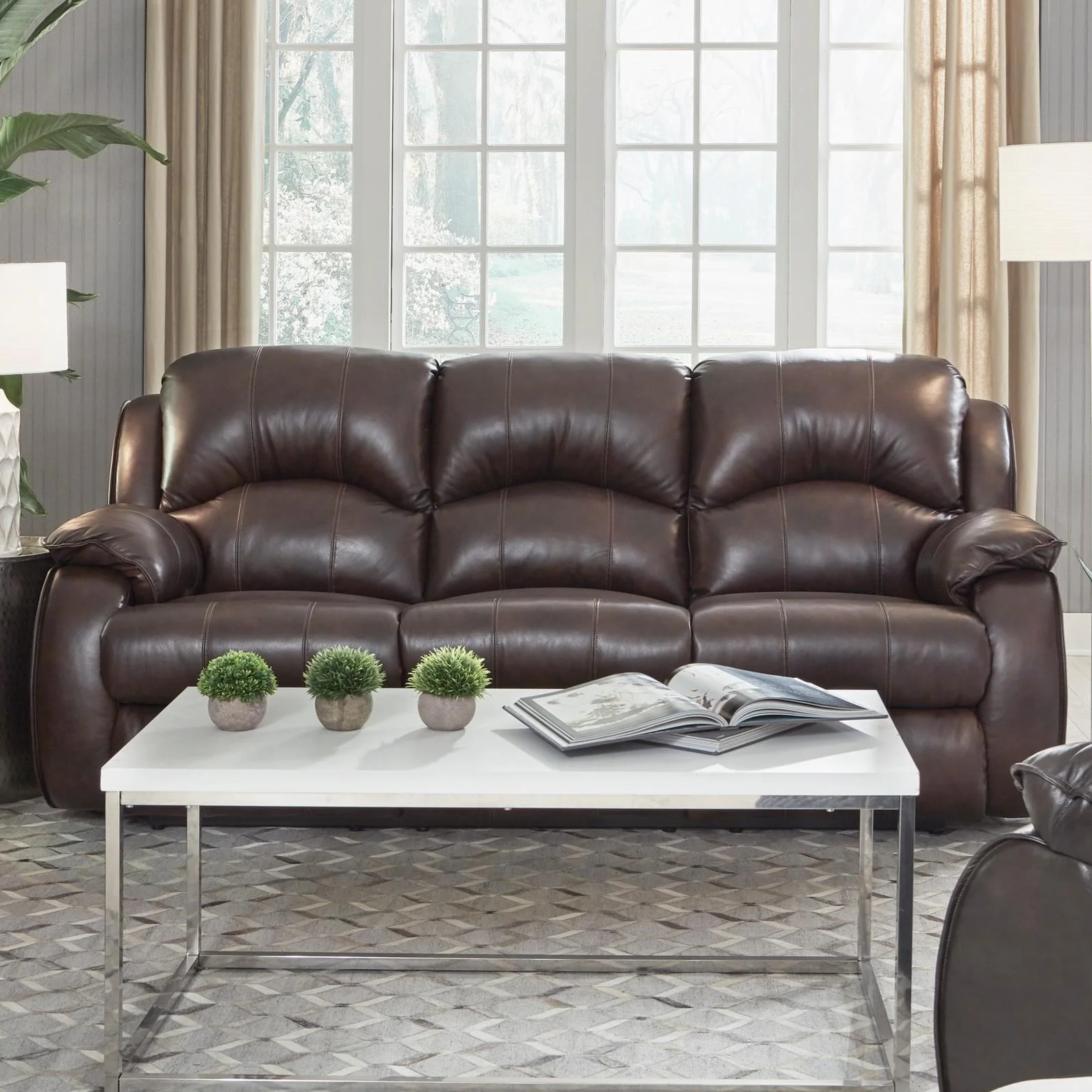 Southern Motion Cagney 70561P 91221 Power Reclining Sofa with Power